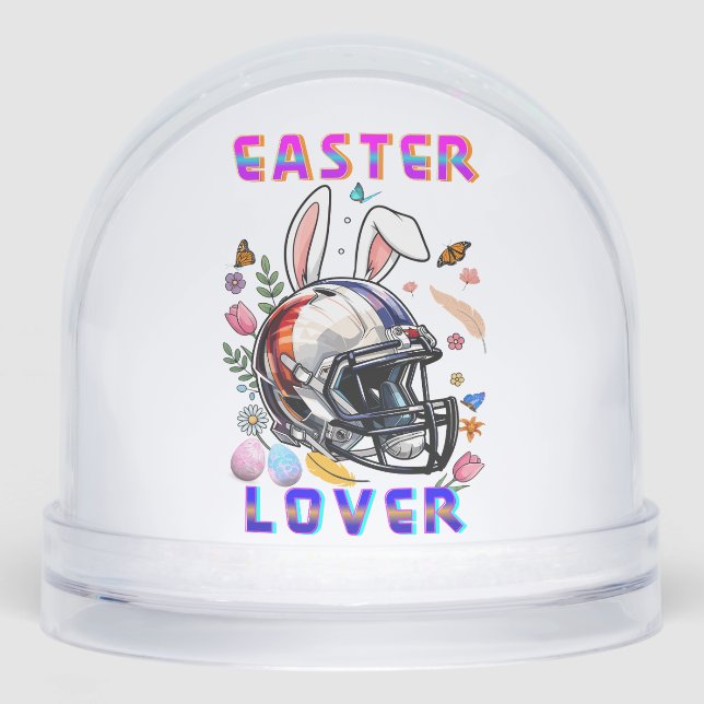 Easter Lover Snow Globe (Front)