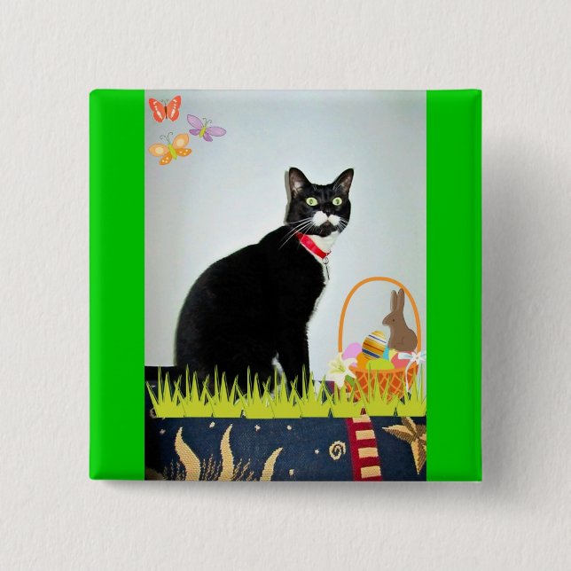 Easter Lucy Pinback Button (Front)