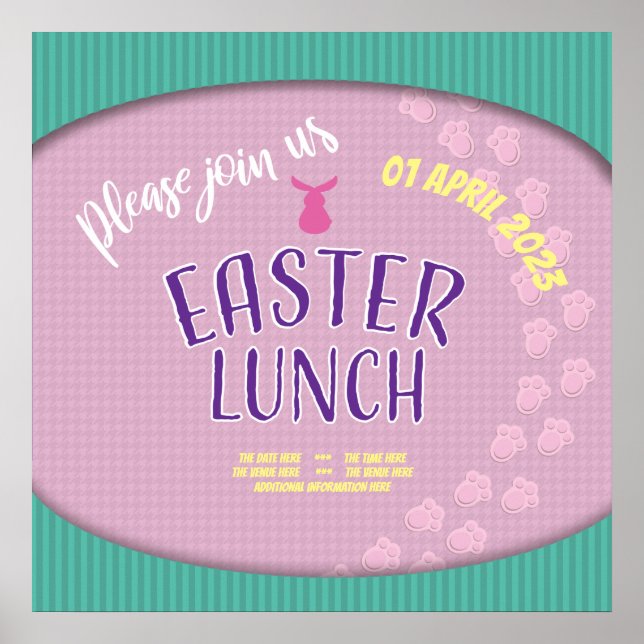 EASTER LUNCH POSTER (Front)
