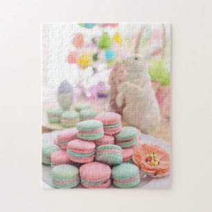 Easter Macarons Pastels Jigsaw Puzzle