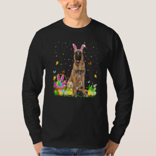 Easter Malinois Dog Bunny Egg Hunting Malinois Eas T-Shirt