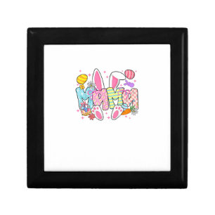 Easter Mama Bunny Ears Coquette Bow Easter Rabbit  Gift Box