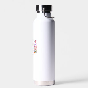 Easter Mama Bunny Ears Coquette Bow Easter Rabbit Water Bottle