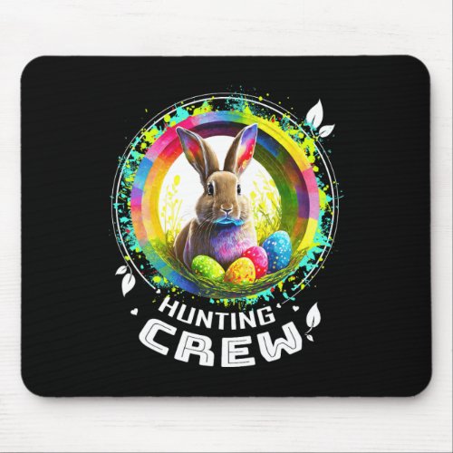 Easter Matching Family Easter Egg Hunting Crew  Mouse Pad
