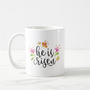 Easter Matthew 28:6 He is Risen Coffee Mug