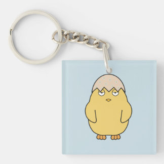 Easter Meh Chick 1 Keychain