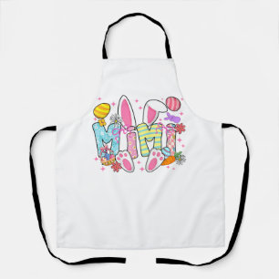 Easter Mimi Bunny Ears Coquette Bow Easter Rabbit Apron
