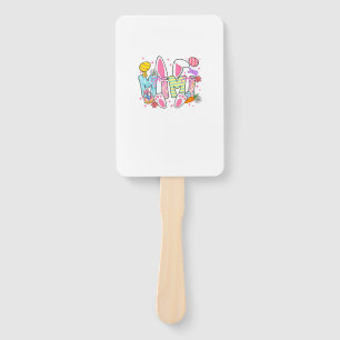 Easter Mimi Bunny Ears Coquette Bow Easter Rabbit  Hand Fan