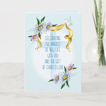 Easter Miracle Of New Life Card by SueshineStudio at Zazzle