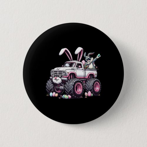Easter Monster Truck Dabbing Bunny Monster Truck L Button