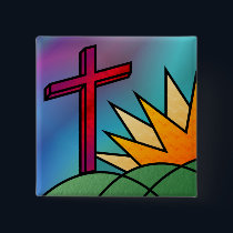 Easter Morning Button