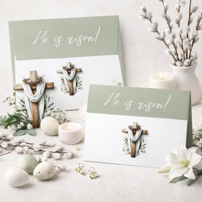 Easter Morning Cross Envelope (Creator Uploaded)