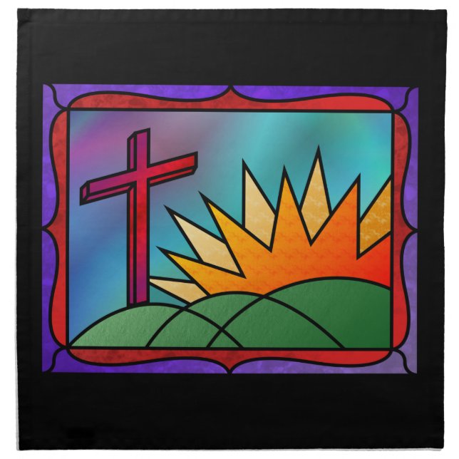 Easter Morning Napkins (Front)