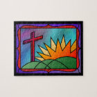 Jesus at Empty Tomb Easter Resurrection Jigsaw Puzzle | Zazzle.com