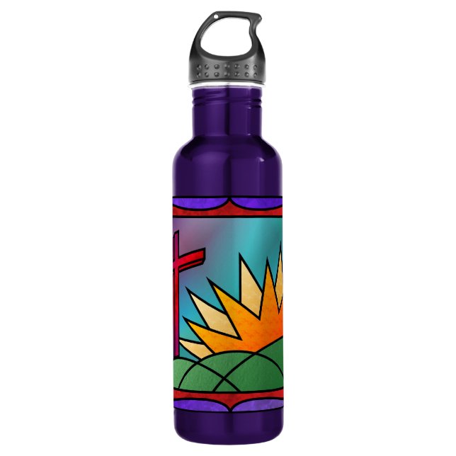 Easter Morning Stainless Steel Water Bottle (Front)
