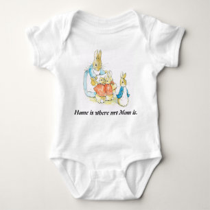 Easter ,Mother rabbit Beatrix potter baby bodysuit