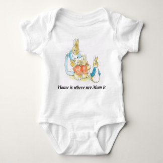 Easter ,Mother rabbit Beatrix potter baby bodysuit