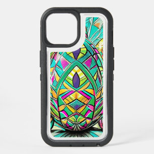 Easter Motif Colored Cartoon with Easter Eggs 9073 iPhone 15 Case