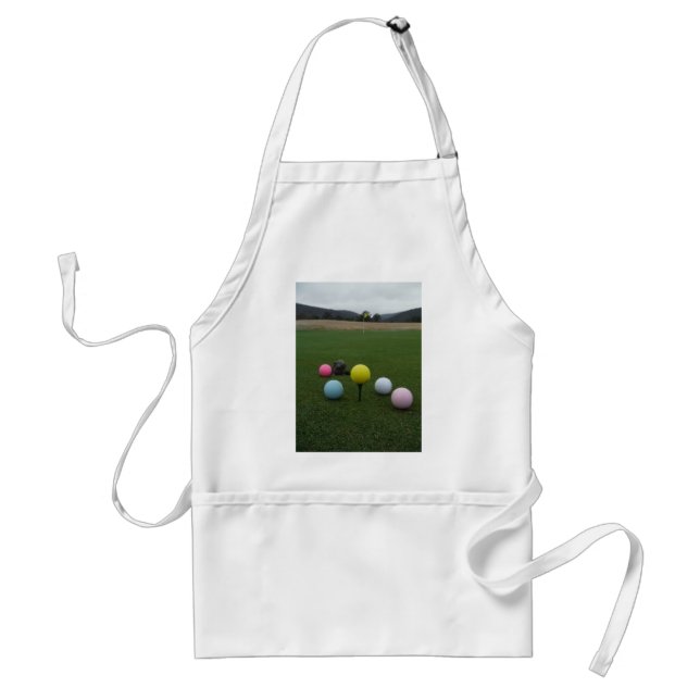 Easter mountain golf course adult apron (Front)