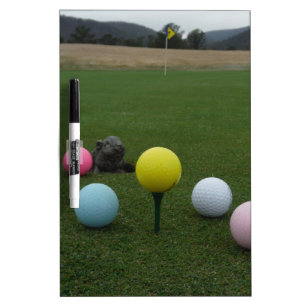 Easter mountain golf course dry erase board