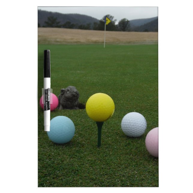 Easter mountain golf course dry erase board (Front)