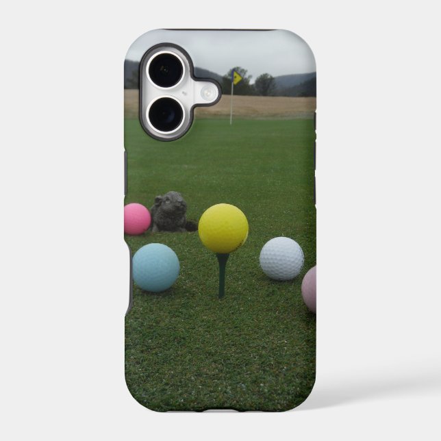 Easter mountain golf course iphone case (Back)