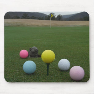 Easter mountain golf course mouse pad
