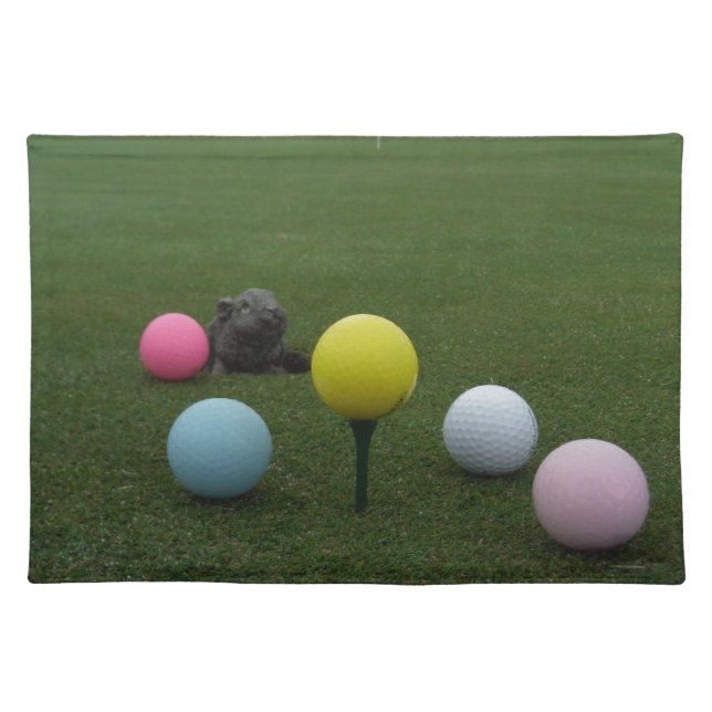 Easter mountain golf course placemat (Front)