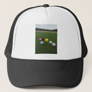 Easter mountain golf course trucker hat