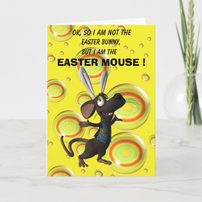 Easter Mouse Card (Front)