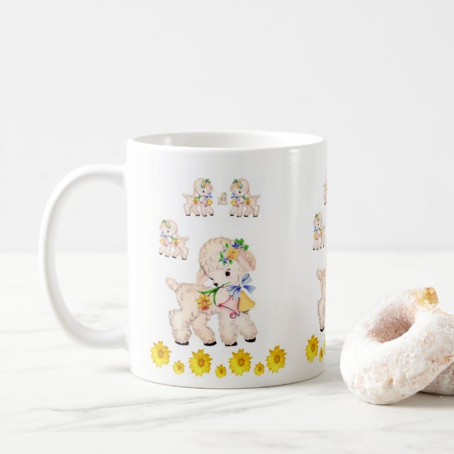 Easter Mugs Sheep (With Donut)