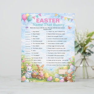 Easter Name That Bunny Trivia Game