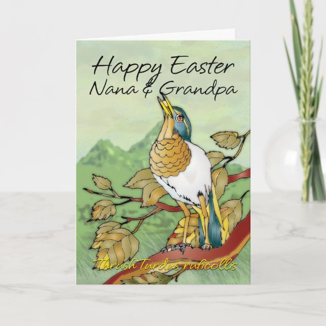 Easter - Nana & Grandpa Holiday Card (Front)