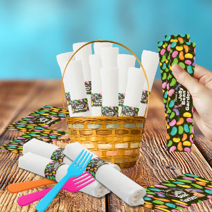 Easter Napkin Band Jelly Beans Garden Party