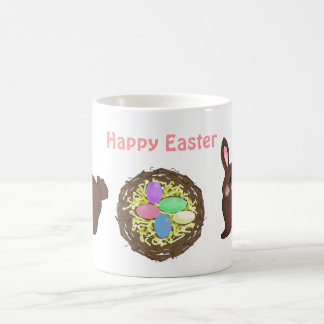 Easter Nest with Bunnies Coffee Mug