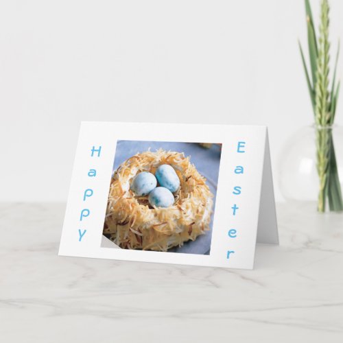 EASTER NESTING WISHES and SPRINGTIME TOO Holiday Card