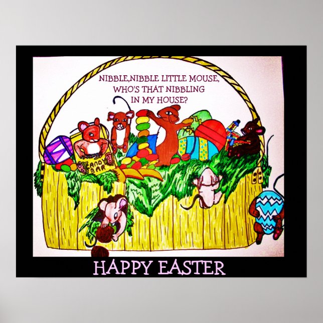 EASTER,NIBBLE,NIBBLE LITTLE MOUSE poster (Front)