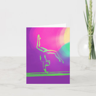 Easter notecard for Gymnast