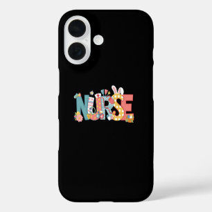 Easter Nurse Stethoscope Bunny Rabbit Eggs iPhone 16 Case