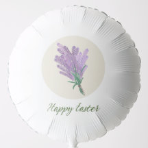 Easter Ornament Ball with Lilac Flowers