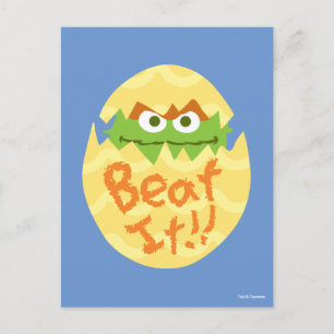 Easter Oscar the Grouch Postcard