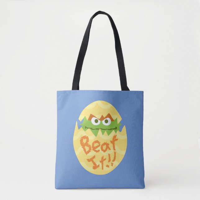 Easter Oscar the Grouch Tote Bag (Front)