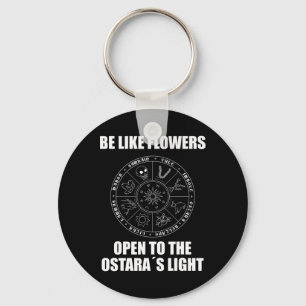 Easter Ostara Eostre Pagan Witchcraft Spring Moon Keychain
