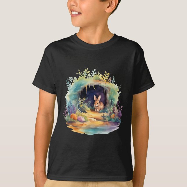 Easter Ostara Eostre Pagan Witchcraft Spring Moon  T-Shirt (Front)