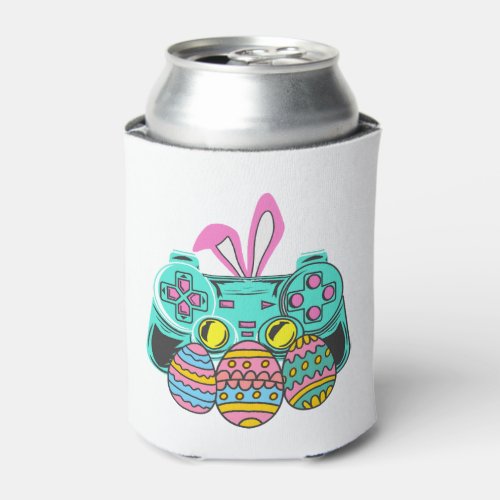 Easter Outfits Gaming Lover Women Girls Bunny Cute Can Cooler