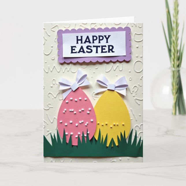 Easter Ovals Pattern Card (Front)