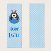 Easter owl - blue (Front & Back)