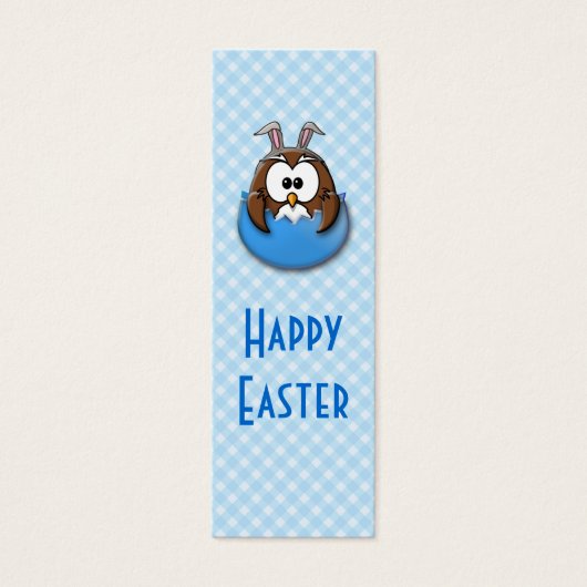 Easter owl - blue (Front)