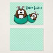 Easter owl - green (Front & Back)