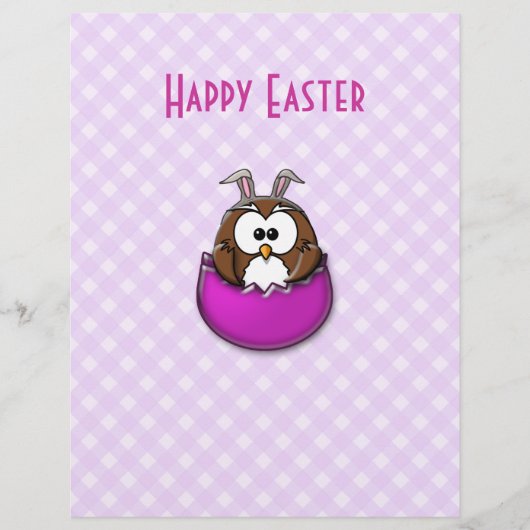 Easter owl - pink (Front)